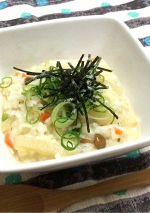 ずぼランチに♪ 豆乳味噌のチーズリゾット-レシピのメイン写真