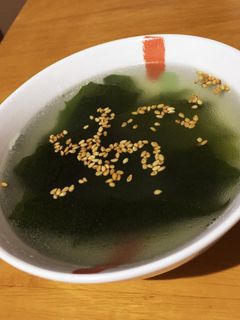 創味シャンタンで簡単ワカメスープ-レシピのメイン写真