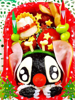 スティッチ☆クリスマス キャラ弁-レシピのメイン写真