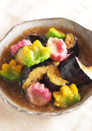 生麩となすのおろし餡-レシピのメイン写真
