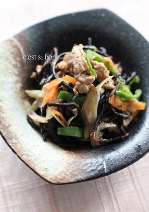 豚肉とひじきの五目煮-レシピのメイン写真