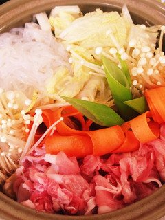 豚すき焼き☆家計に優しい♪残り野菜で!-レシピのメイン写真