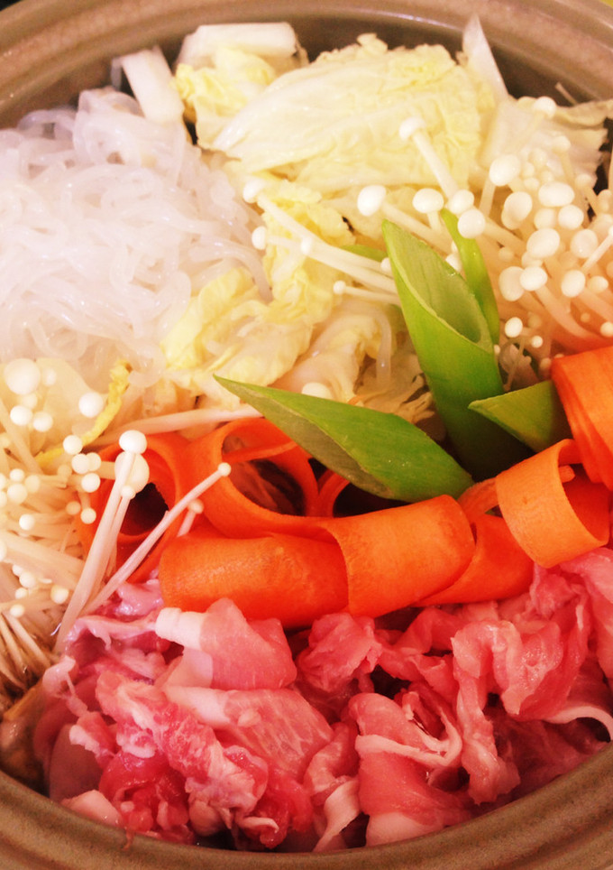 豚すき焼き☆家計に優しい♪残り野菜で！-レシピのメイン写真