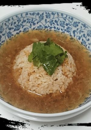 なめ茸とみぞれ汁のスープチャーハン-レシピのメイン写真