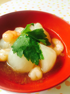 とろ〜り♡かぶとえびのうま煮-レシピのメイン写真