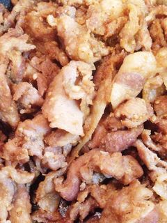 給食の味!胡麻入り生姜焼き-レシピのメイン写真