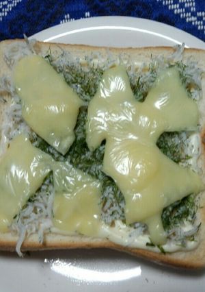 青のりじゃこトースト-レシピのメイン写真