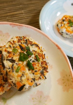 【離乳食取分け】鶏とヒジキのハンバーグ-レシピのメイン写真