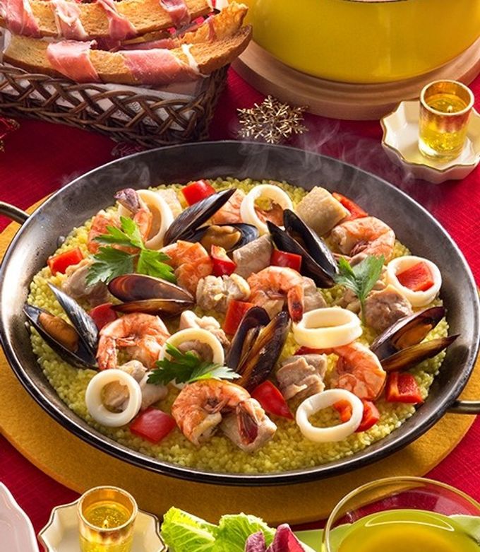 クリスマスパエリア by ハウス食品株式会社 【クックパッド】 簡単