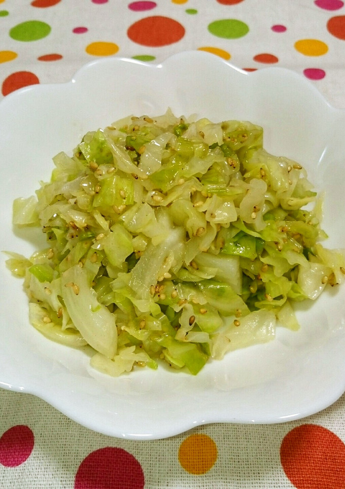 蒸しキャベツの和え物-レシピのメイン写真
