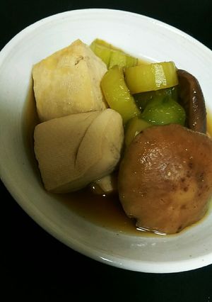 簡単絶品♪きゅうりと豆腐と椎茸の煮物-レシピのメイン写真
