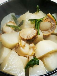 いい出汁でてる~かぶとほたての煮物-レシピのメイン写真