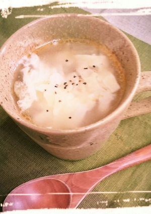 寒い朝に♪チーズinシャンタンスープ-レシピのメイン写真