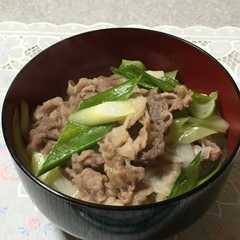 รูปของ さっぱり塩牛丼♡