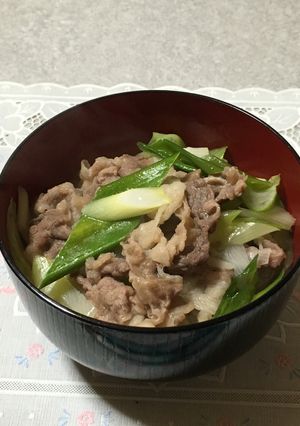 さっぱり塩牛丼♡-レシピのメイン写真