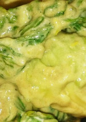 菜の花とアボカドのマヨ醤油和え-レシピのメイン写真