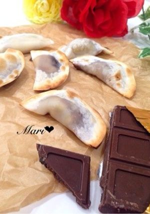 餃子の皮で♩チョコ×バナナの美味しいやつ-レシピのメイン写真