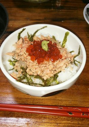 鮭の親子丼♪-レシピのメイン写真