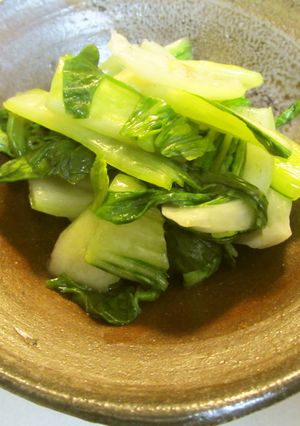 レンチンで決まる♡中華風青梗菜　簡単副菜-レシピのメイン写真