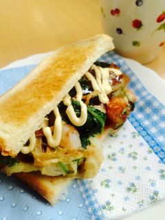 目からウロコのかき揚げサンド-レシピのメイン写真