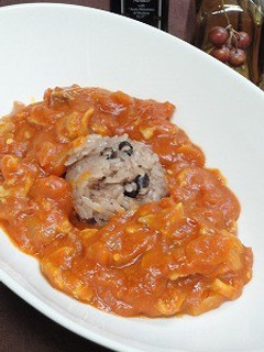 豚コマ切れ肉のトマトソース煮-レシピのメイン写真