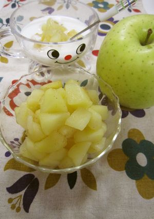 王林（りんご）の蜂蜜レモン煮-レシピのメイン写真
