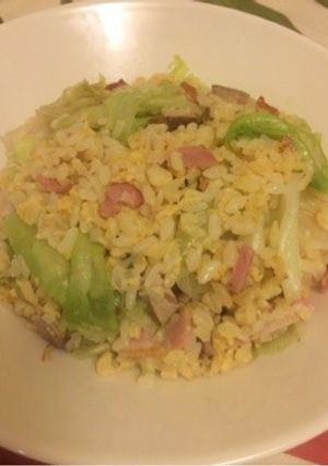 発芽玄米のシャキぱらレタスサラダ炒飯-レシピのメイン写真