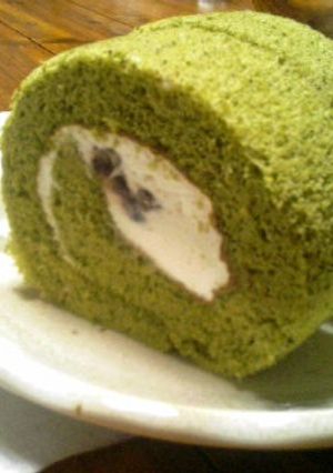 ふわんふわん★抹茶ロールケーキ-レシピのメイン写真