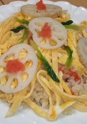 炊き込みご飯のちらし寿司-レシピのメイン写真