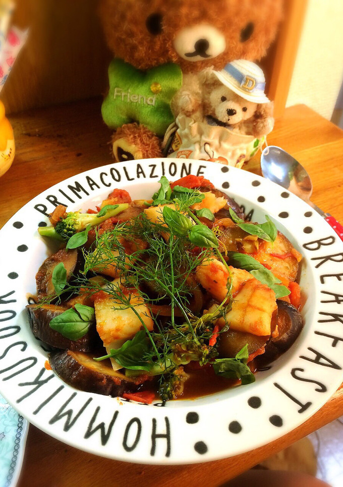 ナスとカレイのトマト煮込み-レシピのメイン写真