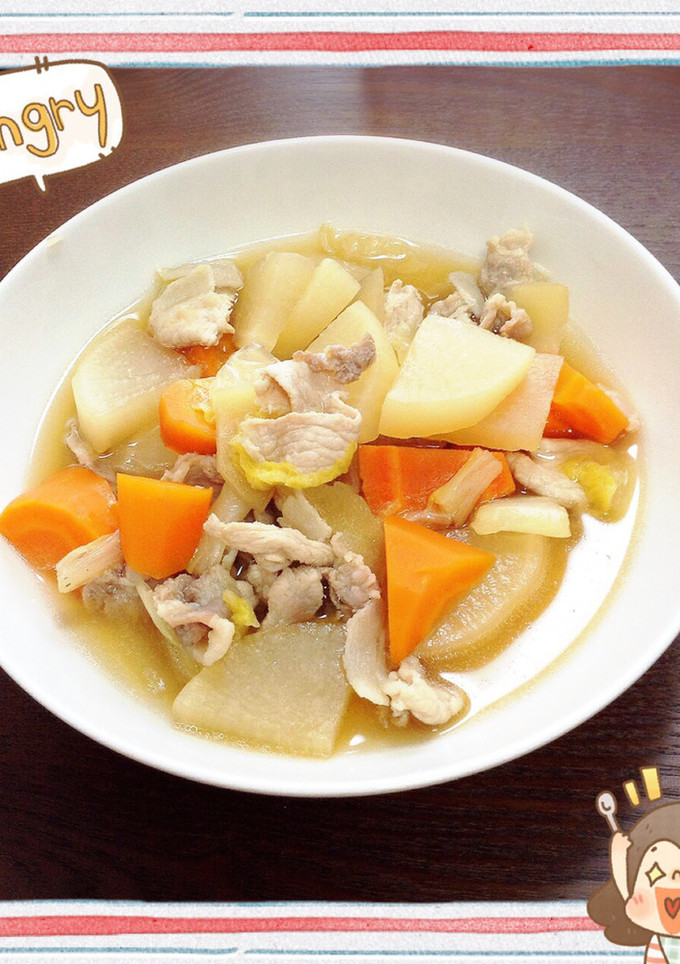 冬にぴったり☆豚肉と大根の煮物-レシピのメイン写真