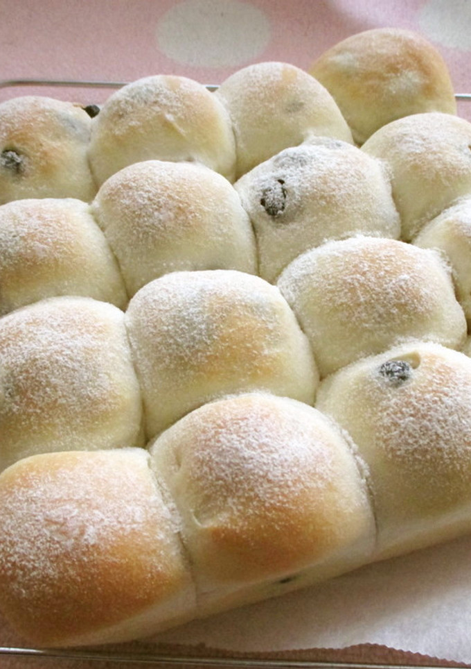 豆大福風のちぎりパン✿-レシピのメイン写真