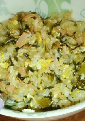 簡単高菜マヨチャーハン-レシピのメイン写真