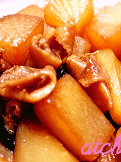 簡単・時短♪昆布で大根と鶏皮のさっぱり煮-レシピのメイン写真