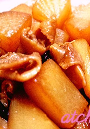 簡単・時短♪昆布で大根と鶏皮のさっぱり煮-レシピのメイン写真