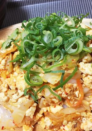 豆腐でキムチチャーハン風-レシピのメイン写真