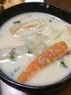 そこまで入れるか!酒粕たっぷり粕汁-レシピのメイン写真
