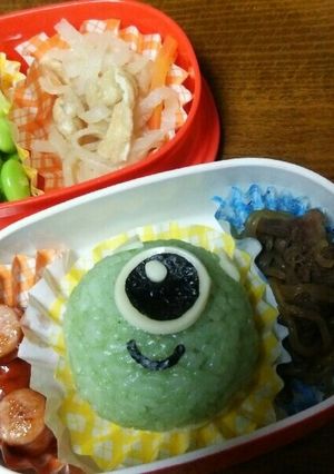 モンスターズインク マイク キャラ弁-レシピのメイン写真