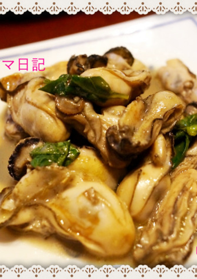 牡蠣のバジル炒め-レシピのメイン写真