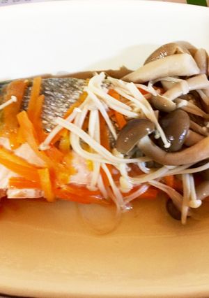 サーモンのホイル焼き ポン酢味 覚え書き-レシピのメイン写真