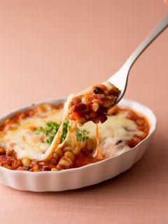 雑穀入り!簡単トマトグラタン-レシピのメイン写真