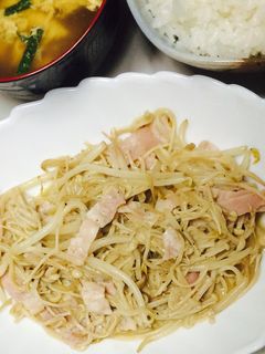 節約☆えのきともやしのバター醤油炒め-レシピのメイン写真