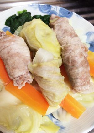さっぱり♪ロールキャベツ風肉巻き-レシピのメイン写真