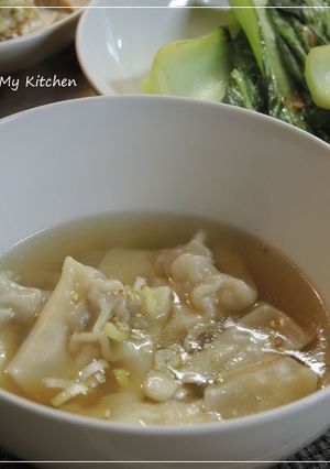 創味シャンタンDXで簡単ワンタンスープ-レシピのメイン写真
