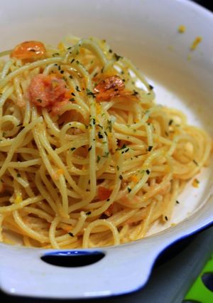 ゆず明太のパスタ-レシピのメイン写真
