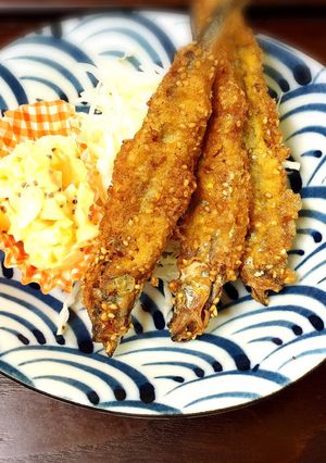 材料3つゴマ香るししゃもフリット-レシピのメイン写真