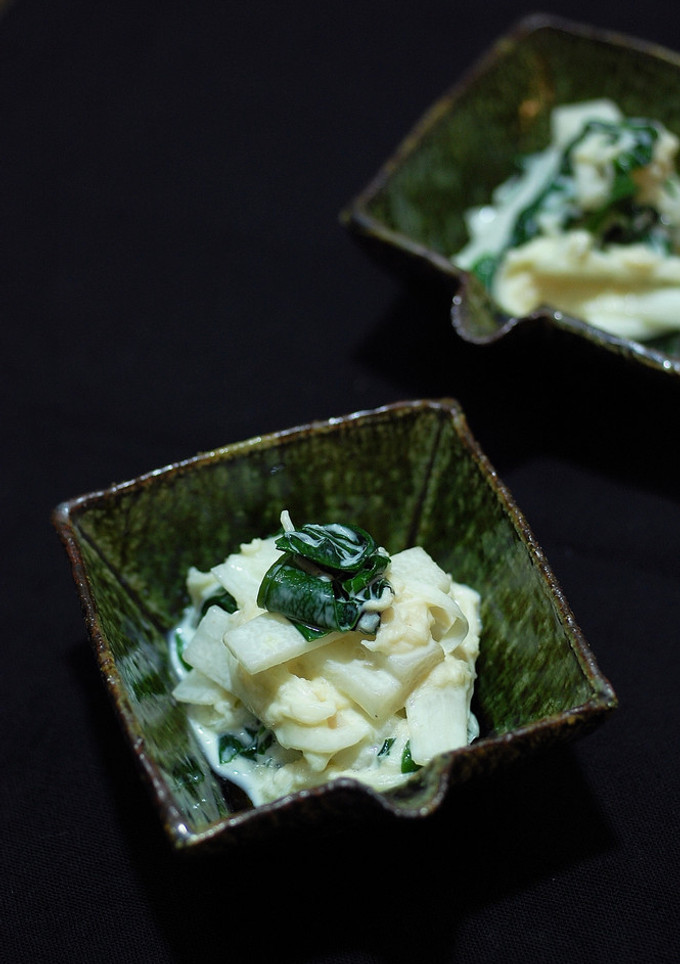 うどと帆立の磯マヨ和え-レシピのメイン写真
