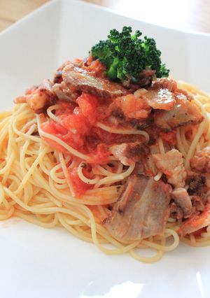 ☆ 母の味！ベーコンとトマトパスタ-レシピのメイン写真
