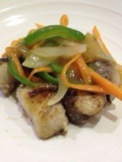 ぶりの唐揚げ野菜あんかけ-レシピのメイン写真
