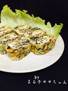リメイク❤️ひじきの煮物DE出汁巻き玉子-レシピのメイン写真